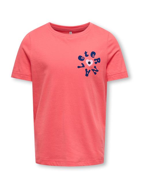 ONLY GIRLS Bluser & t-shirts 'KOGHAPPY'  marin / hindbær / hvid