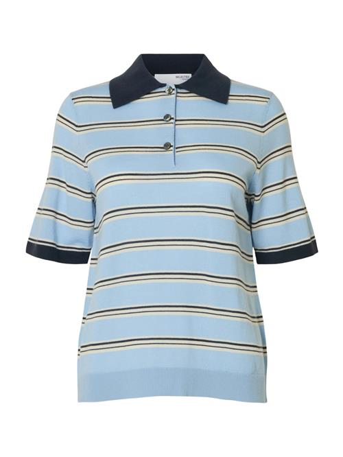 SELECTED FEMME Pullover 'SLFThea'  marin / lyseblå / hvid