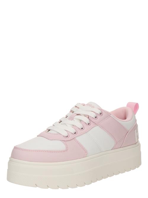 HUGO Sneaker low 'Lyssa'  lyserød / hvid