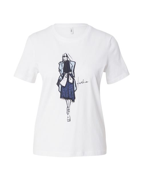 ONLY Shirts 'ONLEmma'  lyseblå / mørkeblå / hvid