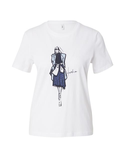 ONLY Shirts 'ONLEmma'  lyseblå / mørkeblå / sort / hvid