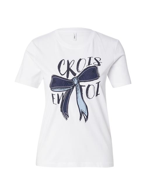 ONLY Shirts 'ONLEMMA'  marin / hvid