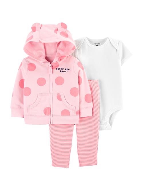 Carter's Sæt  pink / lyserød / hvid