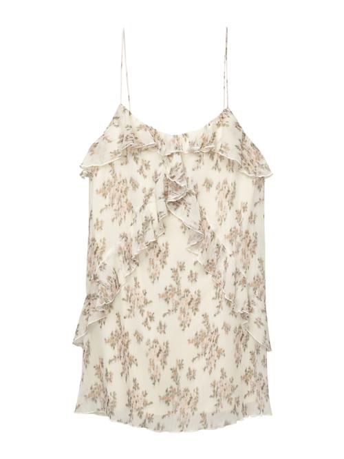Pull&Bear Sommerkjole  lysegul / grøn / pastelorange