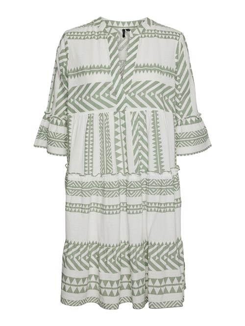 VERO MODA Tunika 'Dicthe'  pastelgrøn / hvid