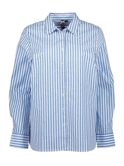 BLUE SEVEN Bluse  lyseblå / hvid