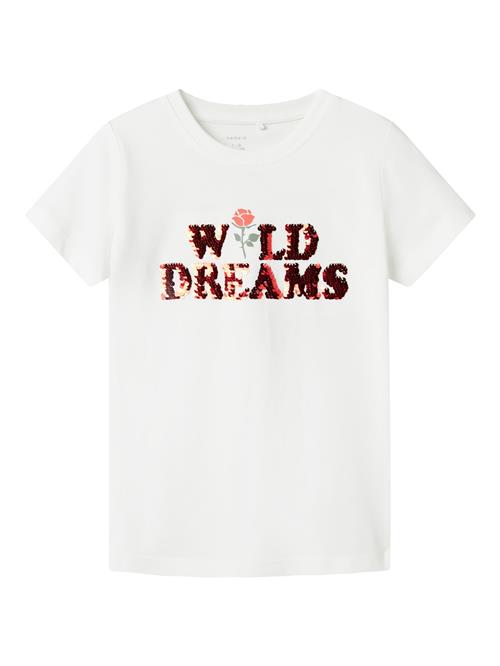 NAME IT Bluser & t-shirts 'NKFHOPLI'  grøn / rubinrød / melon / hvid