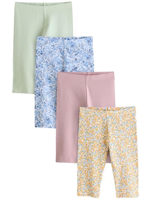 Next Leggings  lyseblå / gul / lysegrøn / gammelrosa