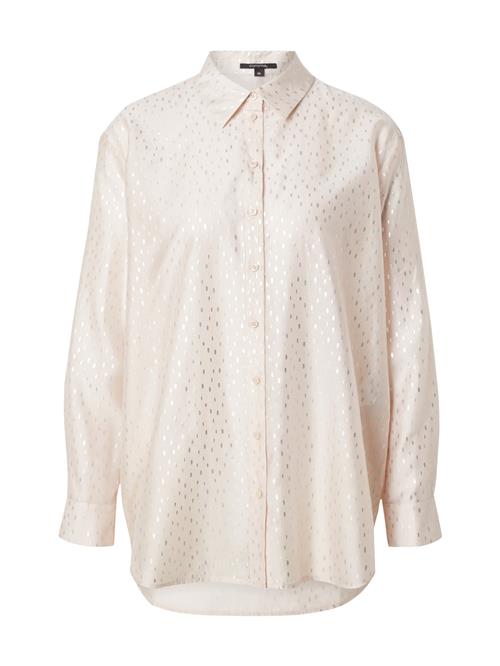 COMMA Bluse  sølv / hvid