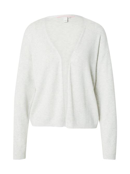 QS Cardigan  hvid-meleret