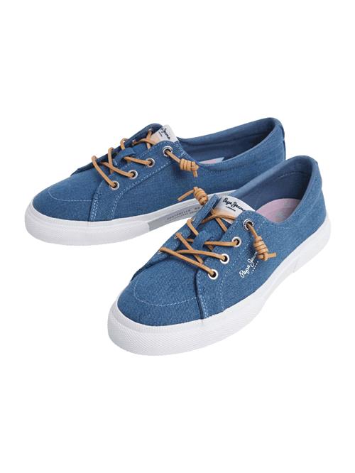Pepe Jeans Sneaker low 'KENTON'  blue denim / hvid