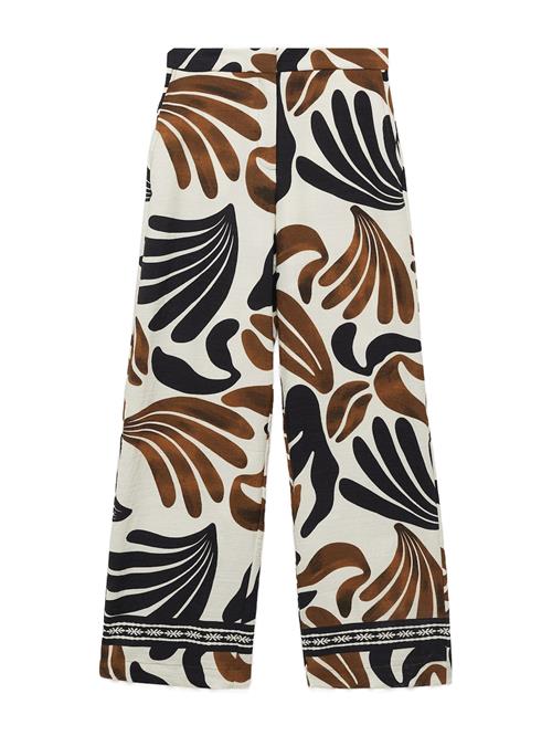 MANGO Bukser 'Karina'  beige / brun / sort