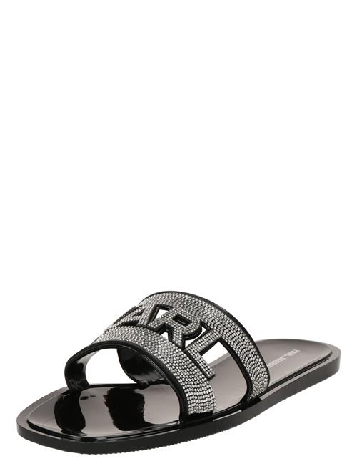 Karl Lagerfeld Pantoletter  sort / sølv