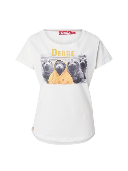 Derbe Shirts 'Robbentour'  gul / grå / offwhite
