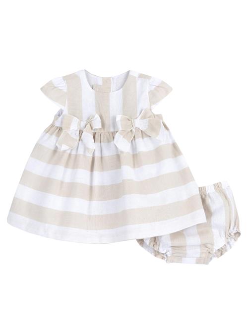 Se Chicco Kjole  beige / hvid ved About You