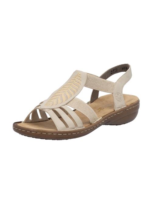 Rieker Sandaler med rem  kit / brokade / gul
