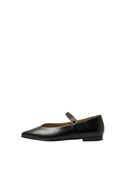 SELECTED FEMME Ballerinasko med rem 'SLFWhitney'  sort