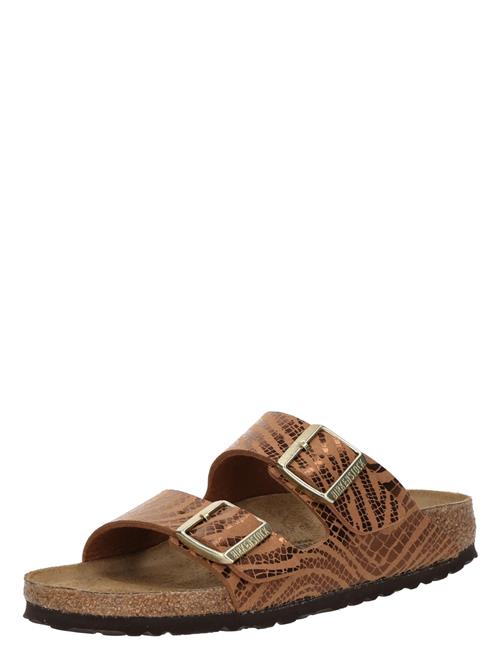BIRKENSTOCK Pantoletter 'Arizona'  cognac / umbra