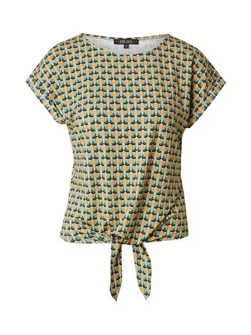 King Louie Shirts 'Aria'  mørkeblå / lysegrøn / orange / hvid
