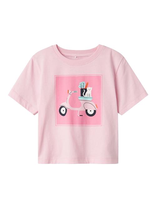 NAME IT Bluser & t-shirts 'NMFHelka'  himmelblå / lyserød / rosé / sort