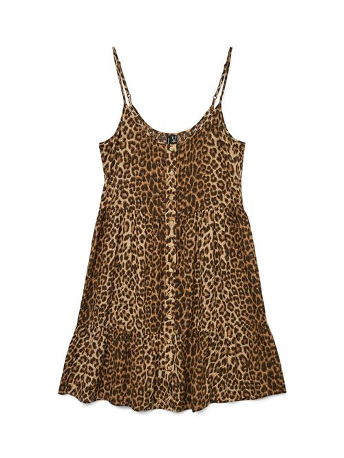 VERO MODA Blusekjole 'VMBUMPY'  brun / cappuccino / sort