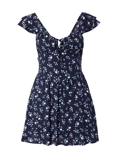 HOLLISTER Sommerkjole  navy / lyseblå / lyselilla / hvid