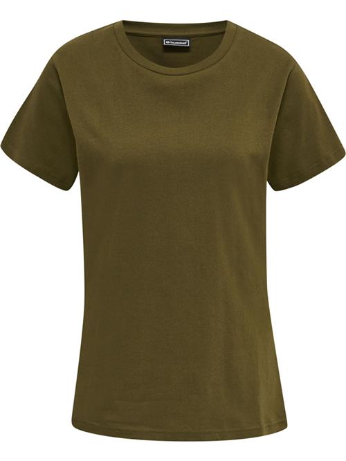 Hummel Shirts 'Red Heavy'  oliven / rød / hvid