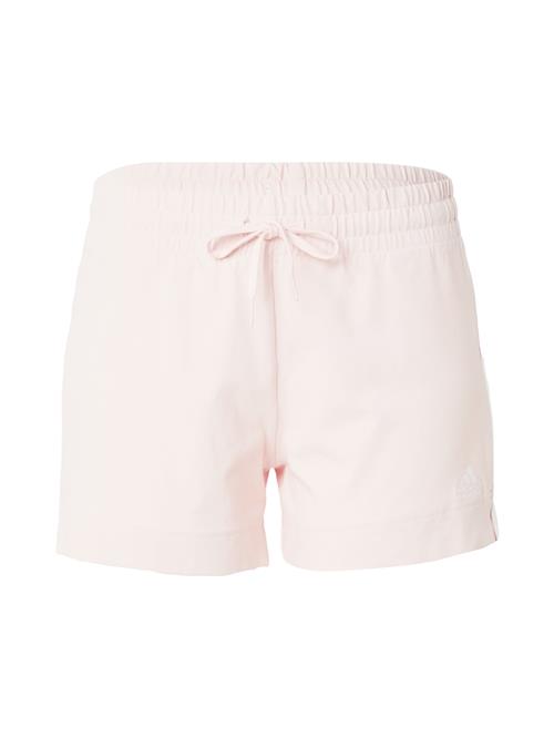 ADIDAS SPORTSWEAR Sportsbukser 'Essentials'  lyserød / hvid