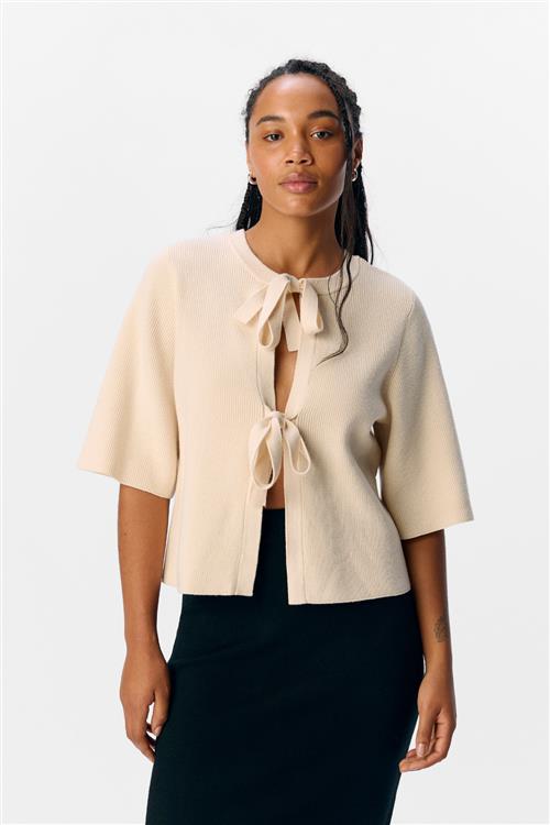 Julla Parvi 2/4 Strikcardigan - Sandskal - L - Object