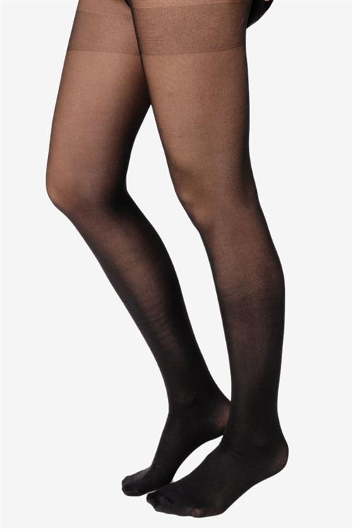 Mathilde Strømpebukser 40 DEN - Sort - XL/XXL - TeeShoppen