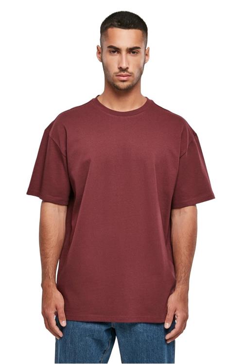 Heavy Oversized T-shirt - Cherry - S - TeeShoppen
