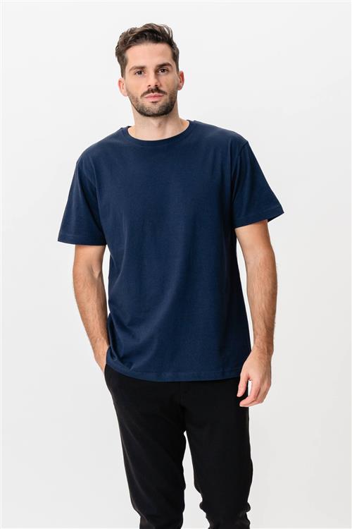 Basic Joy T-shirt - Navy - L - TeeShoppen
