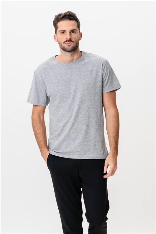 Basic Joy T-shirt - Oxford Grå - XL - TeeShoppen