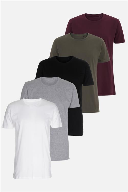 5 stk. Muscle T-Shirt - Pakketilbud - Herre - Default Title - TeeShoppen