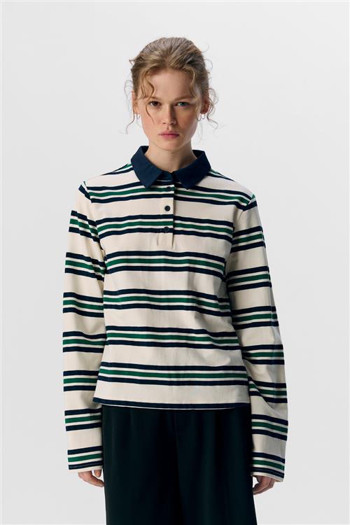 Nana L/S Polo Top - Sky Captain - XS - Object