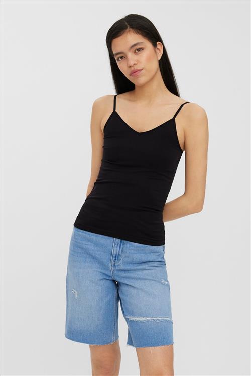 Jackie Seamless Top - Sort - XS/S - Vero Moda