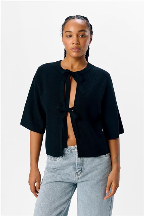 Julla Parvi 2/4 Strik Cardigan - Sort - S - Object