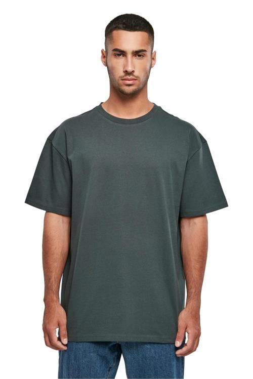 Heavy Oversized T-shirt - Flaskegrøn - S - TeeShoppen