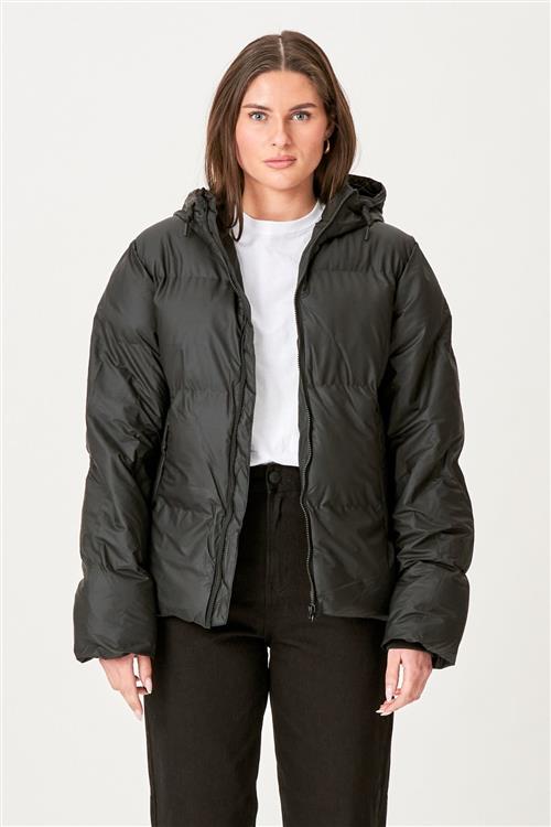 Lexie Coated Jacket - Sort - M - TeeShoppen