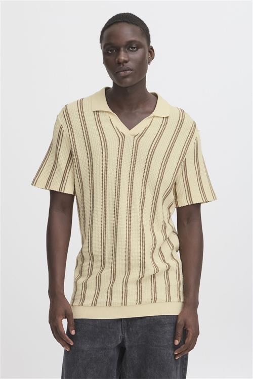 Stripet Pullover - Sand - XL - TeeShoppen