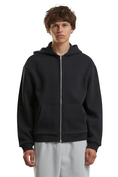 Everyday Zip Hoodie - Sort - 2XL - TeeShoppen