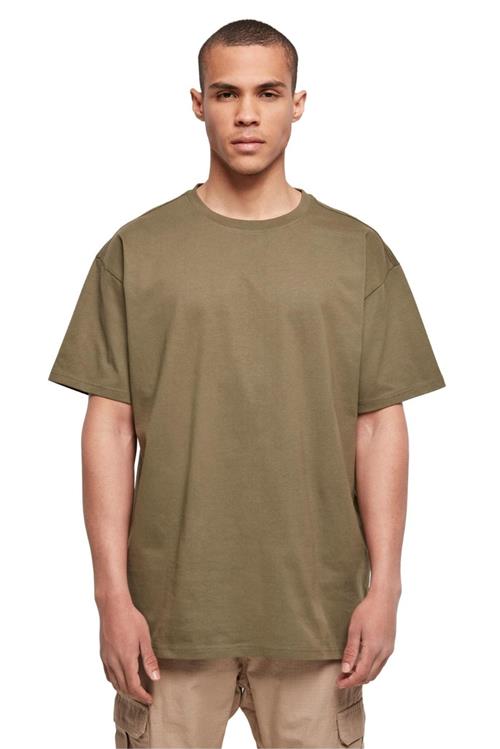 Heavy Oversized T-shirt - Olive - XS - TeeShoppen