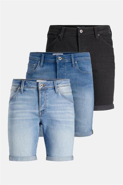 3 stk. Originale Performance Denim Shorts (herre) - Pakketilbud - Herre - Default Title - TeeShoppen