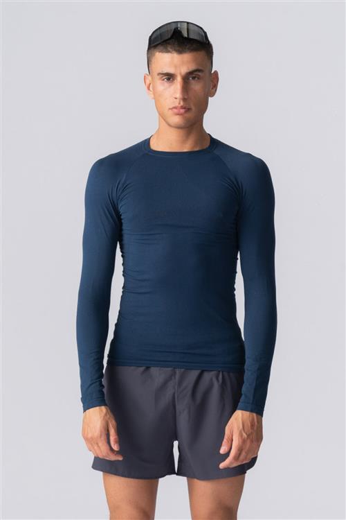 Prime Langærmet T-shirt - Navy - XL/XXL - Roly