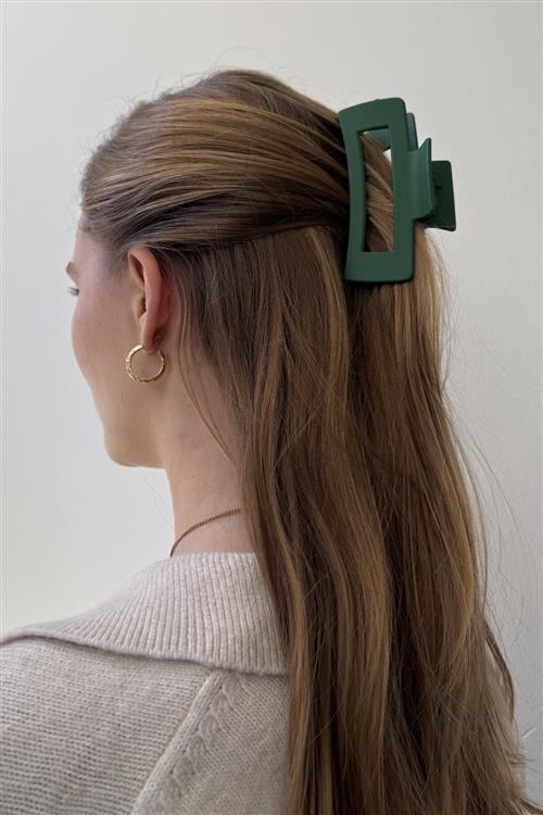 Lina Hårklemme - Grøn - One-Size - TeeShoppen