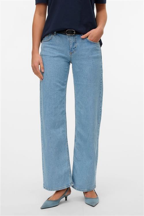 Alexis Lav Talje Denim Jeans - Lys Blå Denim - 30/32 - Vero Moda