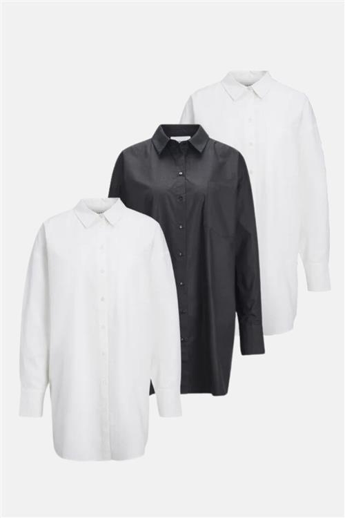 3 stk. Oversized Shirt - Pakketilbud - Default Title - TeeShoppen
