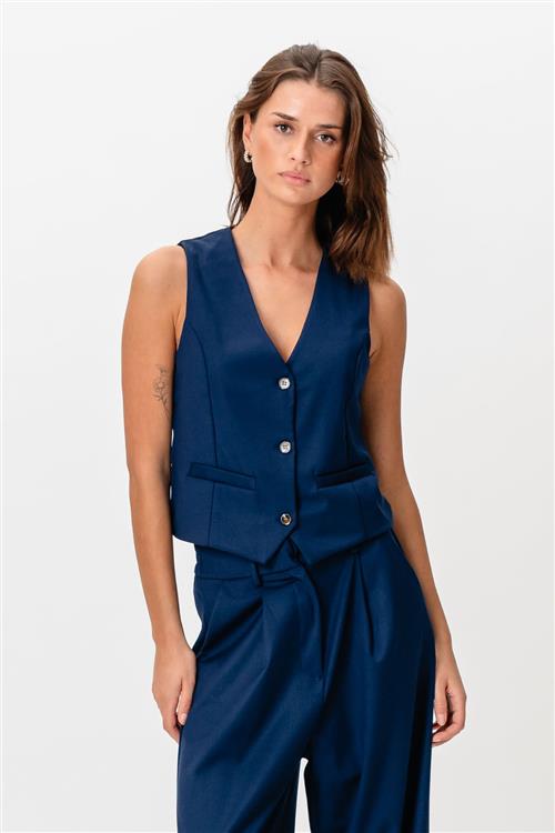 Se Nadia Vest - Navy - XL - TeeShoppen ved Teeshoppen