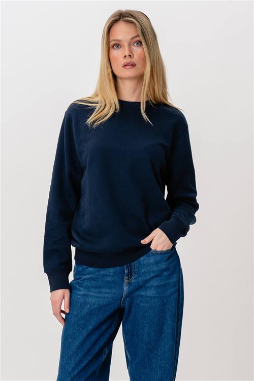 Heavy Crewneck - Navy - M - TeeShoppen