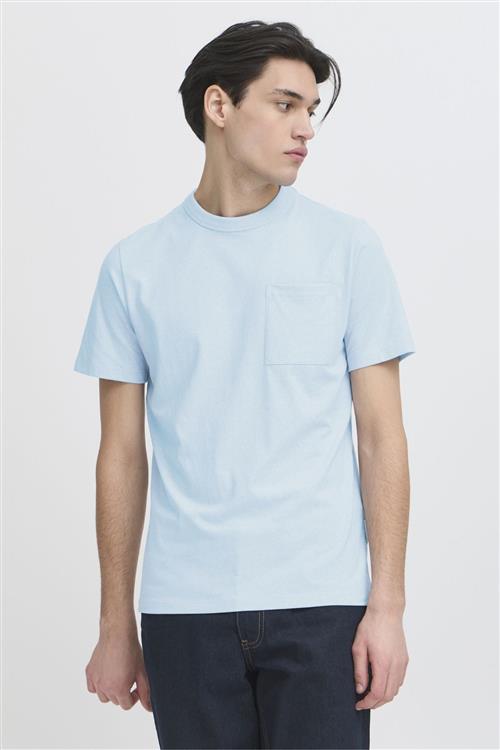 T-shirt Med Lomme - Lyseblå - M - TeeShoppen